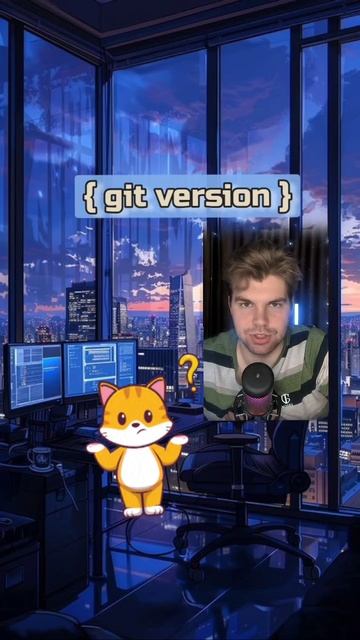 git version на котах #git #it #программирование