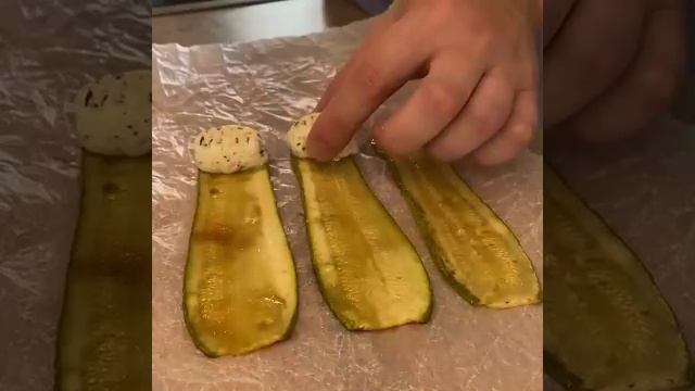🥒 Рулетики из кабачков