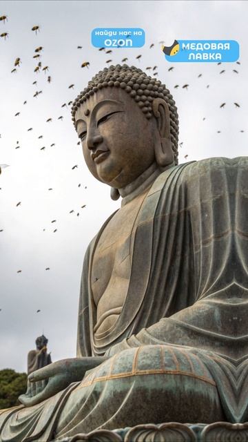 Пчёлы и БУДДА!🍯🐝 #пчелы #факты #здоровье #история #мёд #пчеловодство #топ #еда #пп #интересное