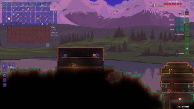 Трио выживание Terraria #4 | Строим дома