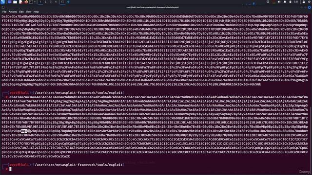 29 Developing Exploit for Real Applications 3. Creating Pattern and Adding to Script