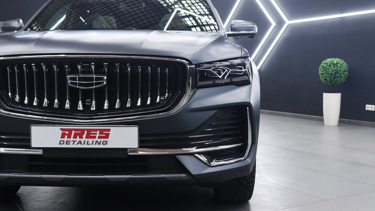 Оклейка Geely Monjaro матовым полиуретаном - стиль, защита, и  произведение искусства на колесах.