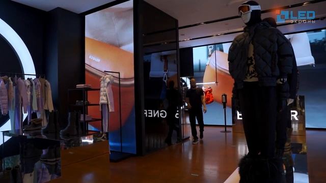INDOOR видеоэкран для магазина Bogner, г. Москва, Р2,5 мм