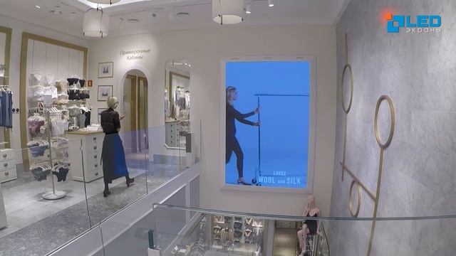 INDOOR видеоэкран для Intimissimi , г. Москва, Р2 мм