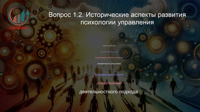 Психология управления. Профпереподготовка. Лекция. Профессиональная переподготовка для всех!