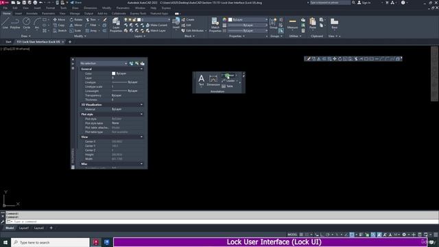 10. Lock User Interface (Lock UI)