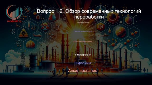 Специалист по химической переработке нефти и газа. Лекция. Профессиональная переподготовка для всех!