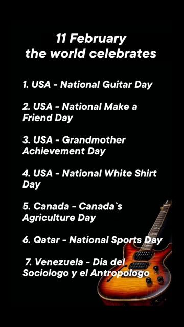 11 February the world celebrates #holiday #happy #popular #February