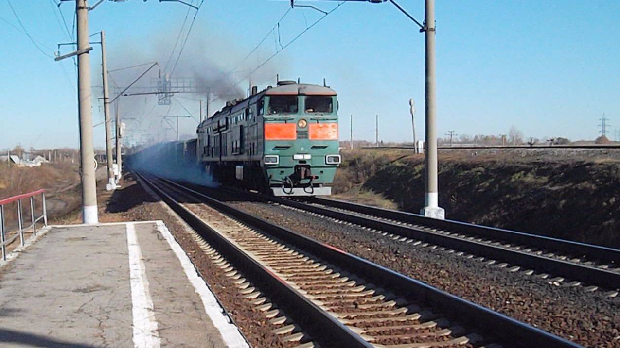 Тепловоз 2ТЭ10М-3393. Звук 10Д100.