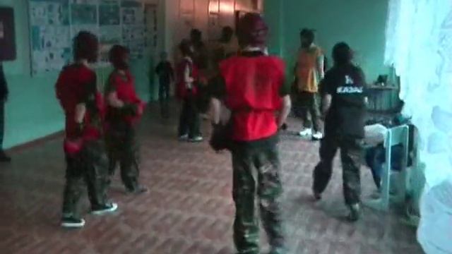 2011.03.4.  Отработка стенка на стенку в клубе Атаманец