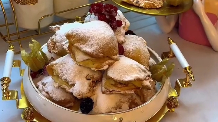 Печенье "Гусиные Лапки"...🍪☕😋 Рецепт в описании ✍️