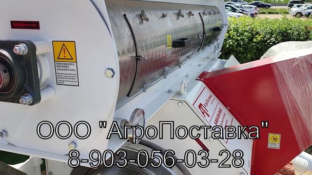 Пресс гранулятор КМРМ-400. Обзор на стенде.