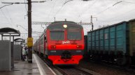 Электропоезд ЭД9М-0034. Покатушки от 22км до Укладочного+отправление.