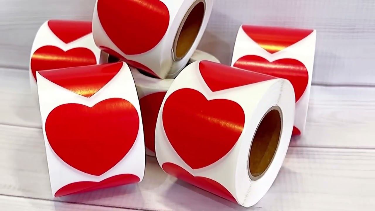 Чудесные этикетки в форме сердца❤️ совсем скоро самый романтичный праздник День Святого Валентина!