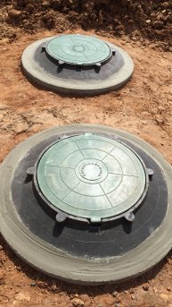 Бетонный септик, такой бюджетник