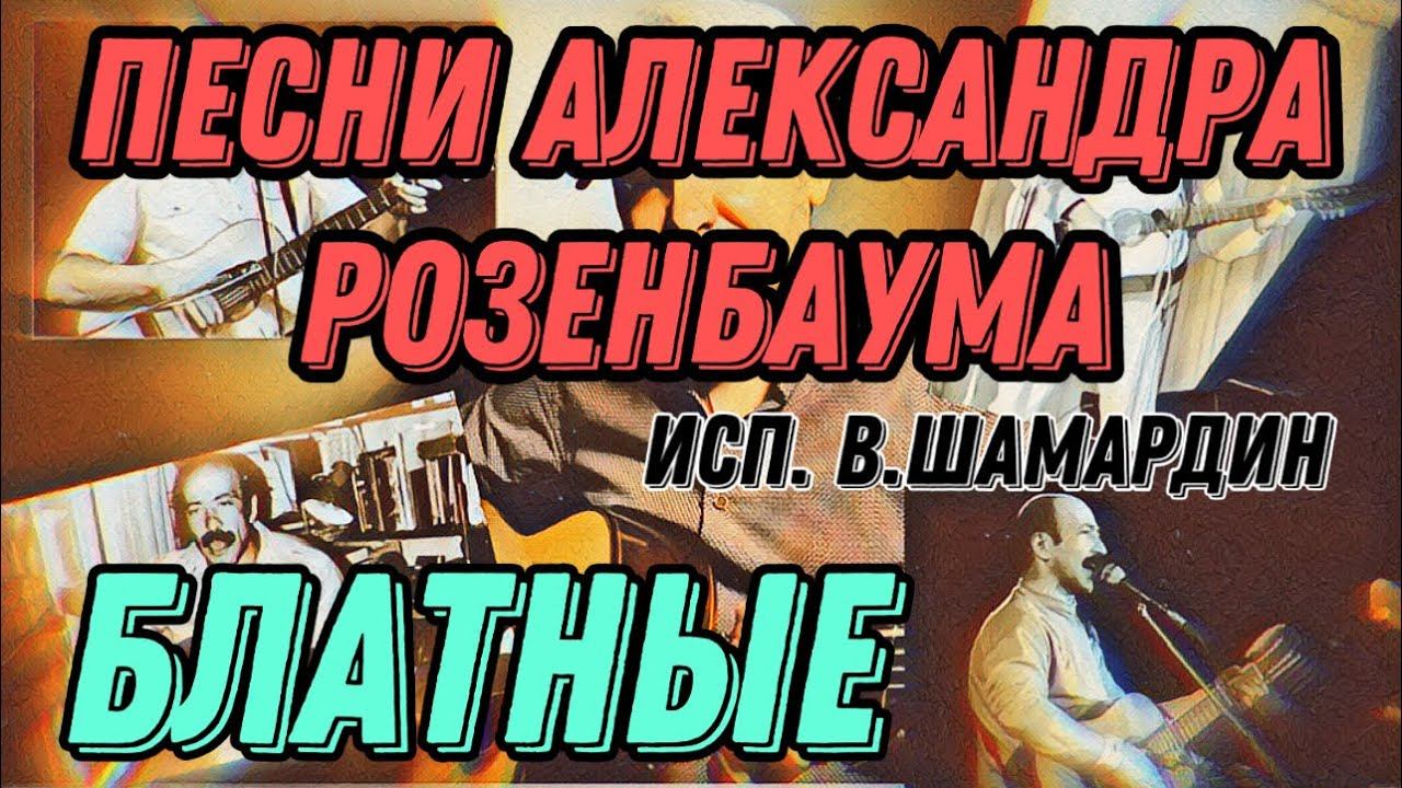 Песни Александра Розенбаума (исп. В.Шамардин) Блатные. Акустика.