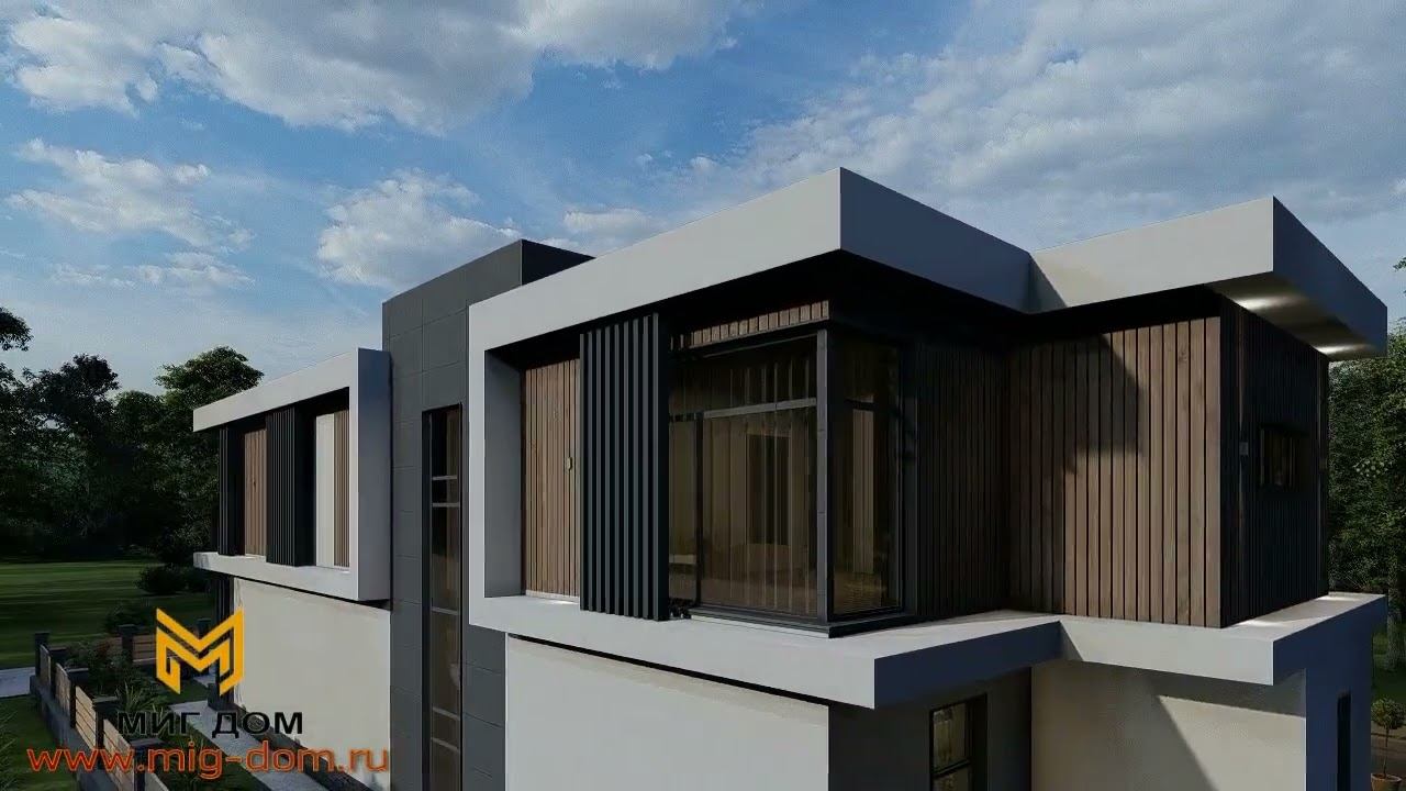 Проект дома в стиле Хай Тек