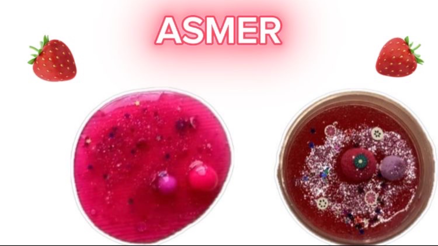 ASMER клубничный слайм)
