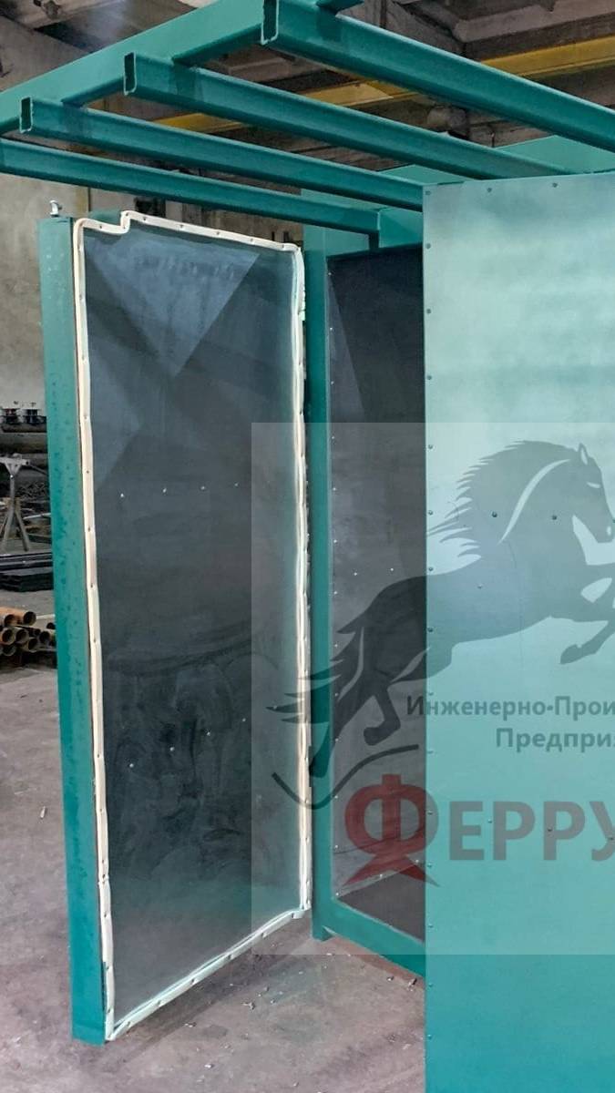 Газовая камера полимеризации порошковой покраски 3.5 м на 3 горелки. часть 1
