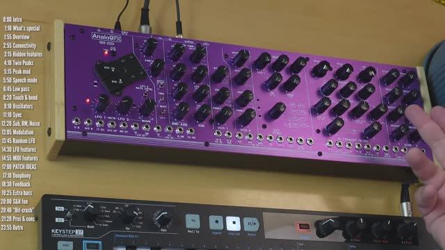 AnalogFX SER-2020 - The Formant Magic of Twin Peak Filters Review & patch ideas