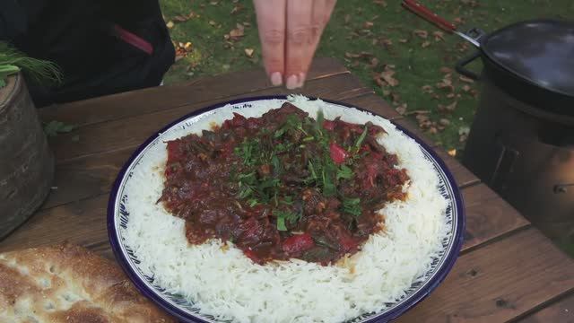 Прости меня Восток;) Блюдо вкуснее ПЛОВА. Нежная Баранина с Овощами и Рисом.