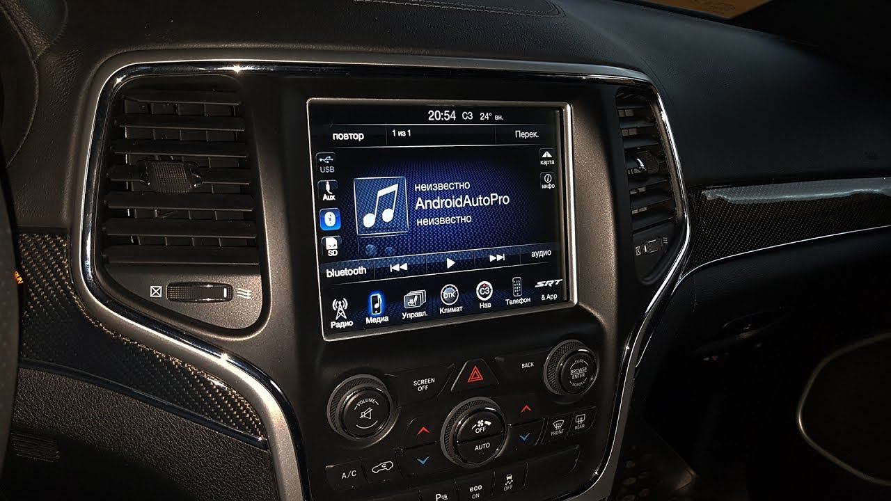 Jeep Grand Cherokee и Android Auto Pro 6.0.1