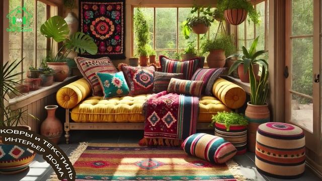 Ковры и текстиль в современном интерьере 🛋️ (43)