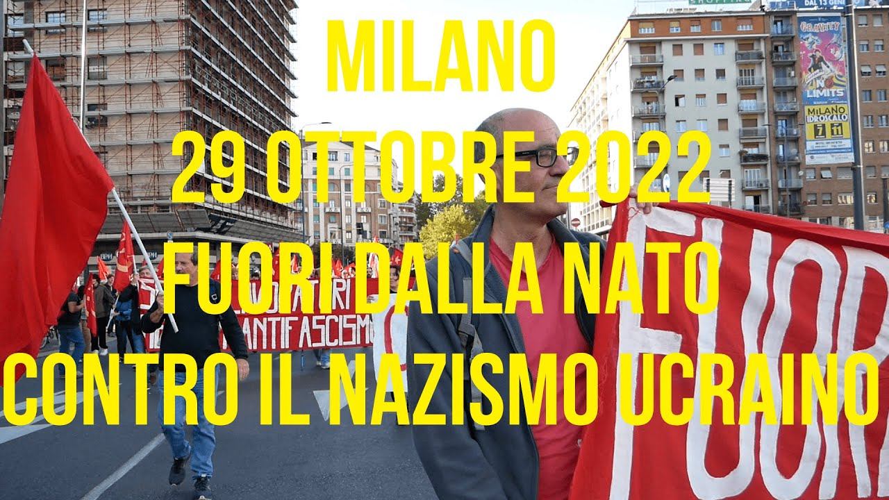 Corteo antifascista a Milano del 29 ottobre 2022