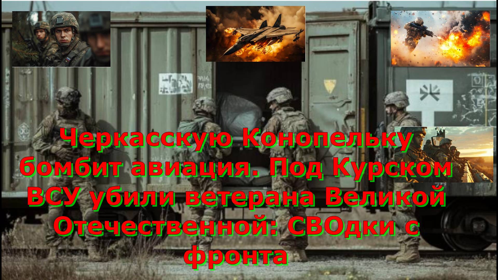 Черкасскую Конопельку бомбит авиация. Под Курском ВСУ убили ветерана Великой Отечественной: СВОдки с