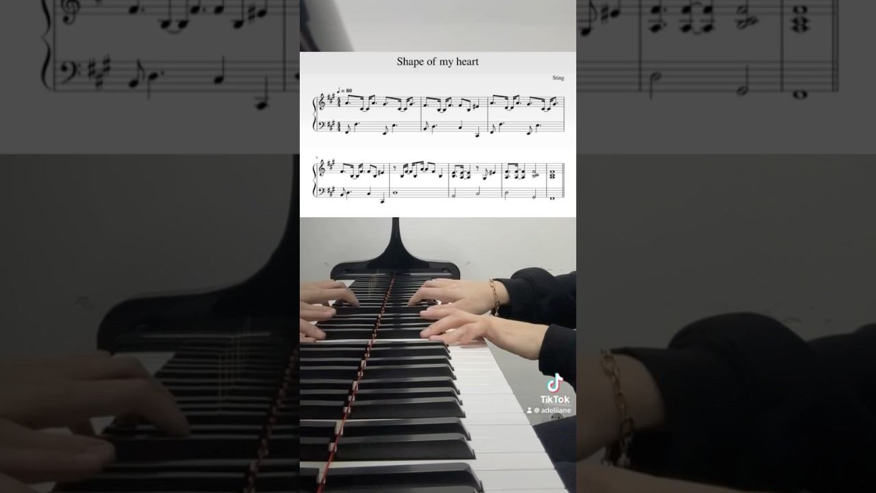 shape of my heart piano tutorial #piano #pianocover #piano tutorial #music
