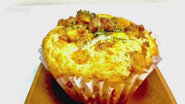 Закусочные кексы с тунцом и кукурузой!