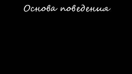 Основы поведения. Что лежит в основе наших поступков?