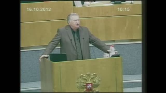 Жириновский в Госдуме 16.10.2012