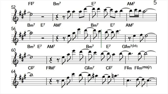 YOU ARE THE SUNSHINE OF MY LIFE Alto Sax Sheet Music Backing Track Play Along Partitura_270p_360p