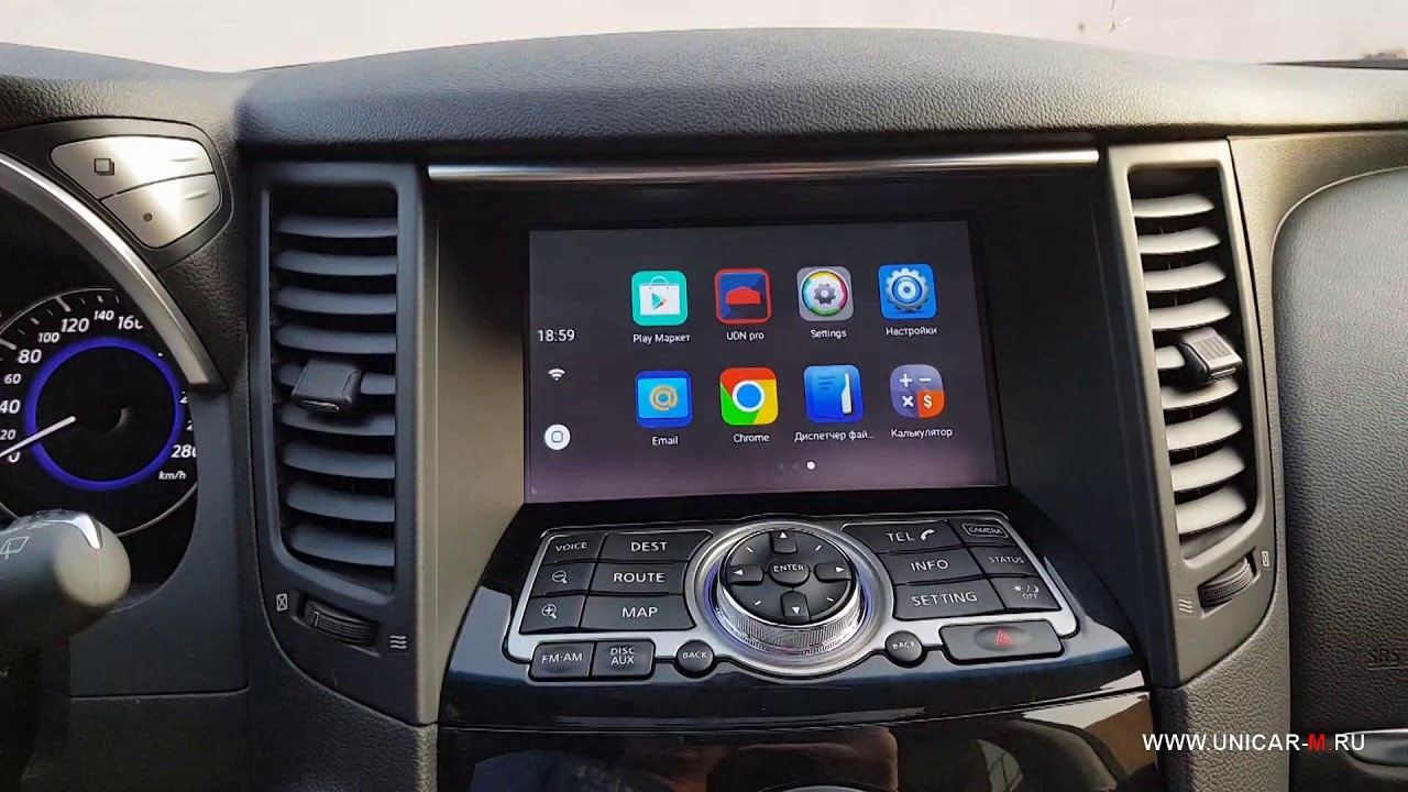 Android Auto Pro 6.0.1 для Infiniti/Nissan 08IT