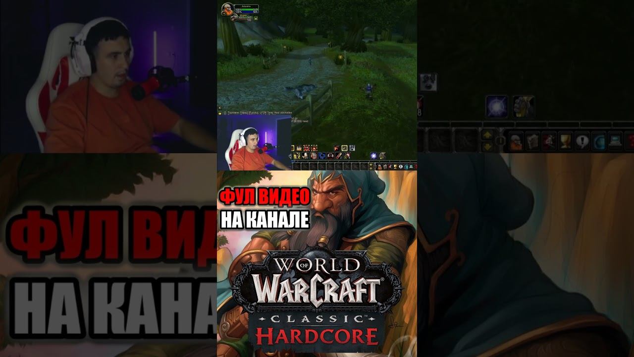 Смерть не за горами WOW HARDCORE #shorts #worldofwarcraft #wowclassic #варкрафт #ворлдофваркрафт
