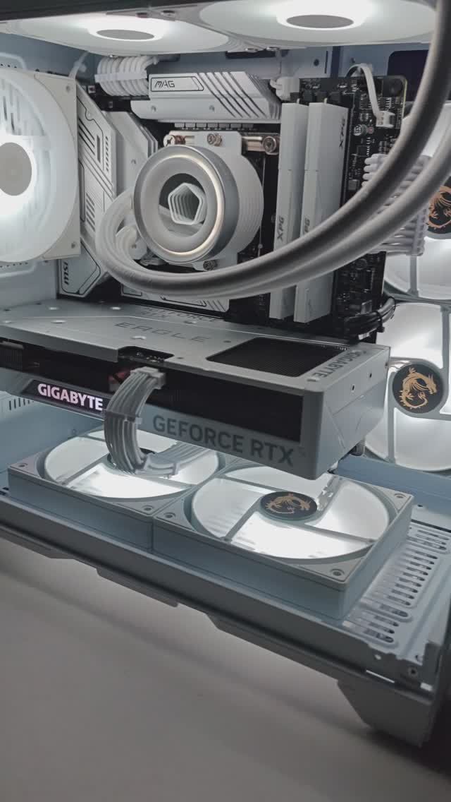 Красивый и мощный игровой ПК, i5-13400f, rtx 4070 super gigabyte eagle ice, ddr5 32gb 6400.
