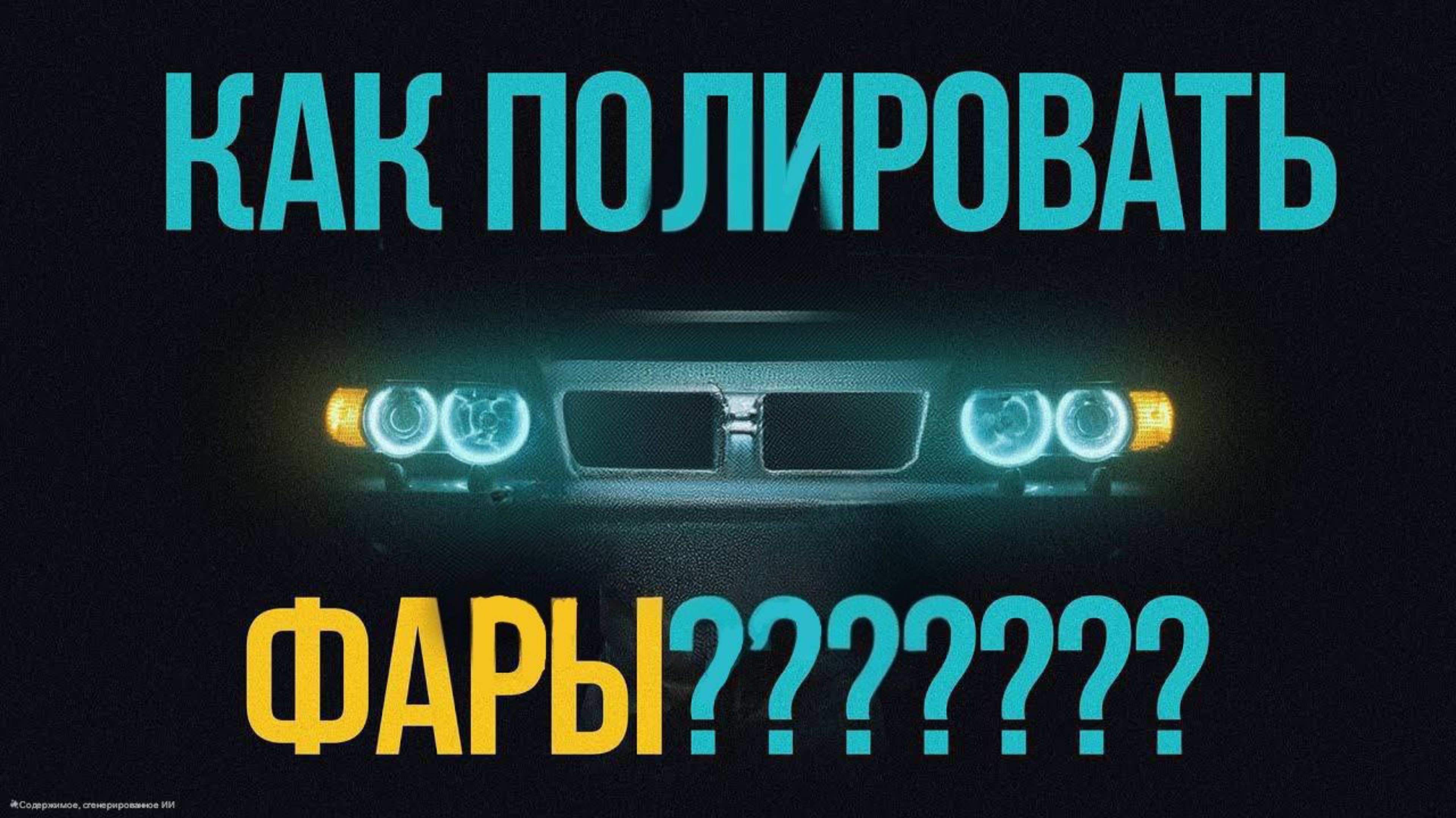 Полировка фар