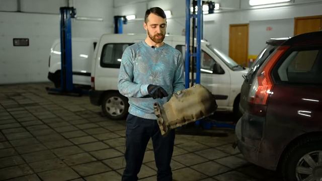 Ремонт поддона двигателя