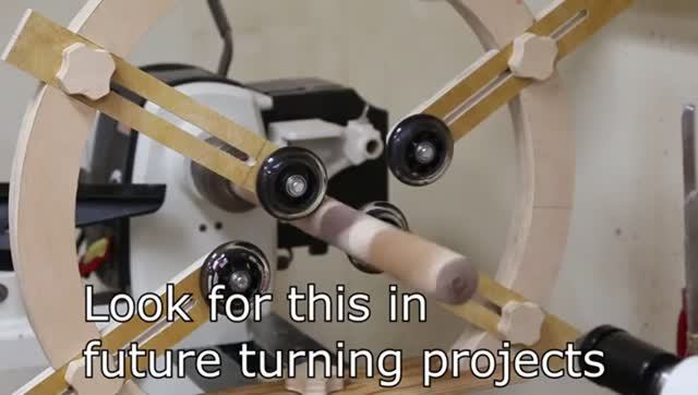 Люнет для токарного станка по дереву своими руками. Токарные работы по дереву для начинающих. №122