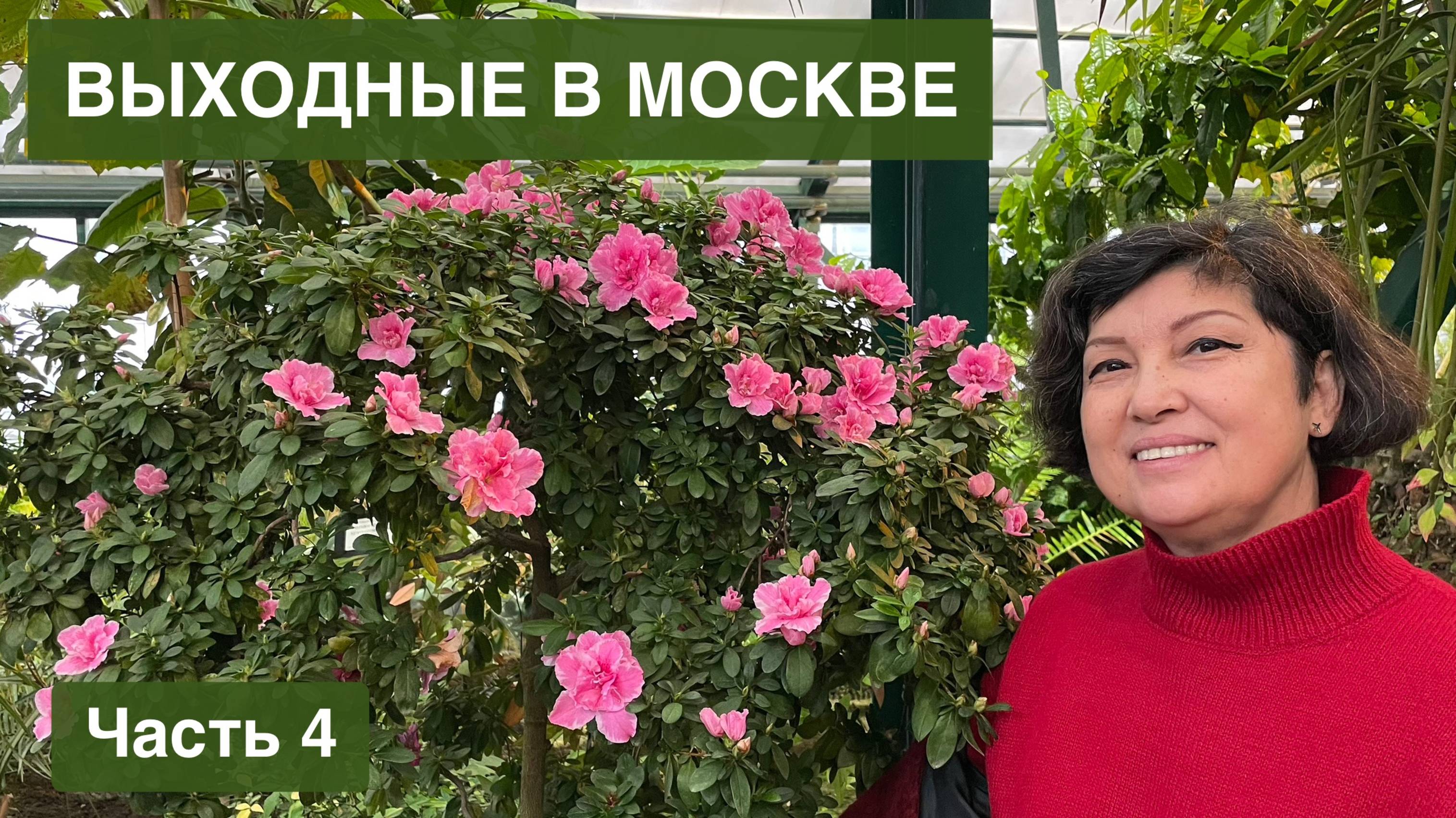 ВЫХОДНЫЕ В МОСКВЕ! Часть 4. Оранжереи "Аптекарского огорода" и наш легендарный отель "Космос"