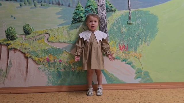 Милана Сурнова 3 г. "Здравствуй, Родина моя"