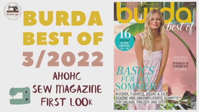 Burda Best of 3/2022/Технические рисунки. First look