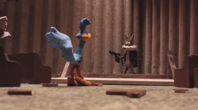 Робоцып. Койот и Дорожный бегун