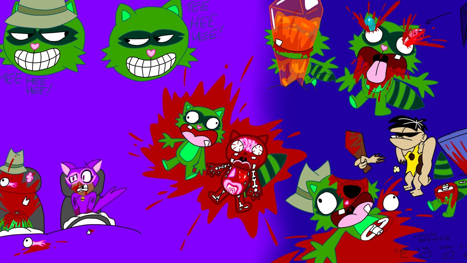 Sprunki Retake Happy Tree Friends [Part 2️⃣] (HORROR) {ALL CHARACTERS & MODS} 🍭 #animation #funny