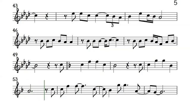 You'll Be In My Heart  Alto Sax Mid Range Sheet Music Backing Track Partitura Phil Collins Disney