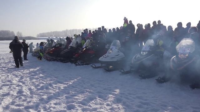 Кросс на снегоходах "Zа Победу"