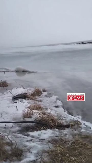 На севере Камчатки море подтапливает районный центр