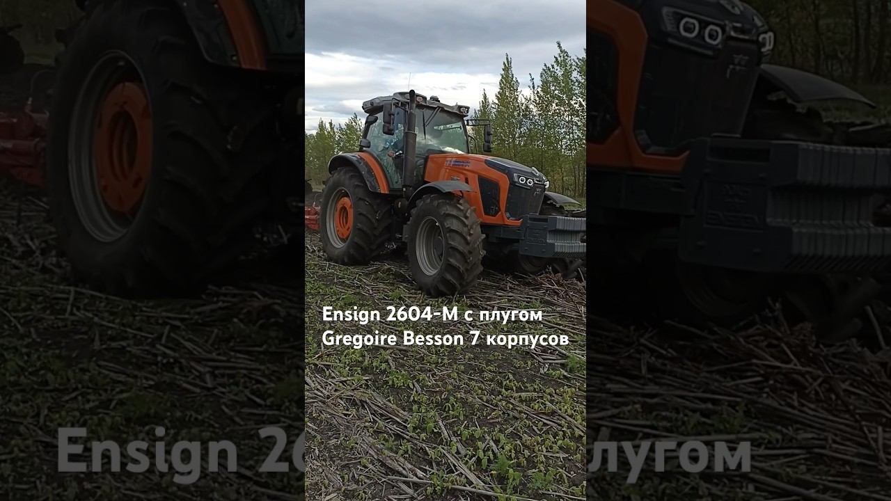 Демопоказ трактора Ensign YX2604-M в Тамбовской области