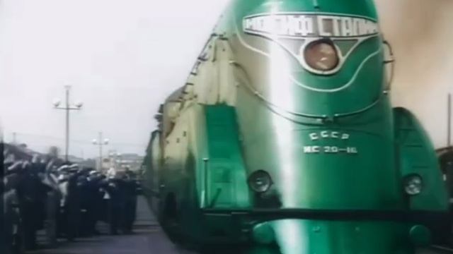 Паровоз «Иосиф Сталин» ИС20-16
СССР 1937 год.